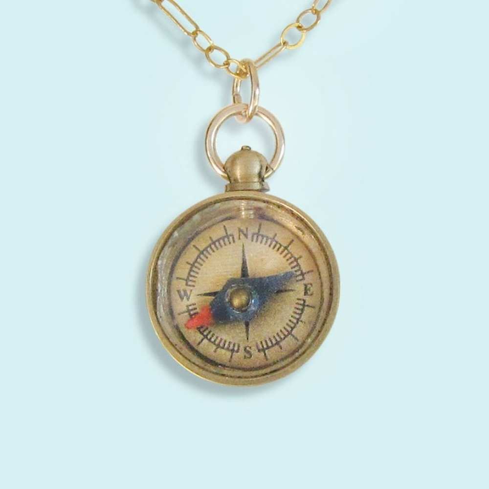 Petite Compass Necklace